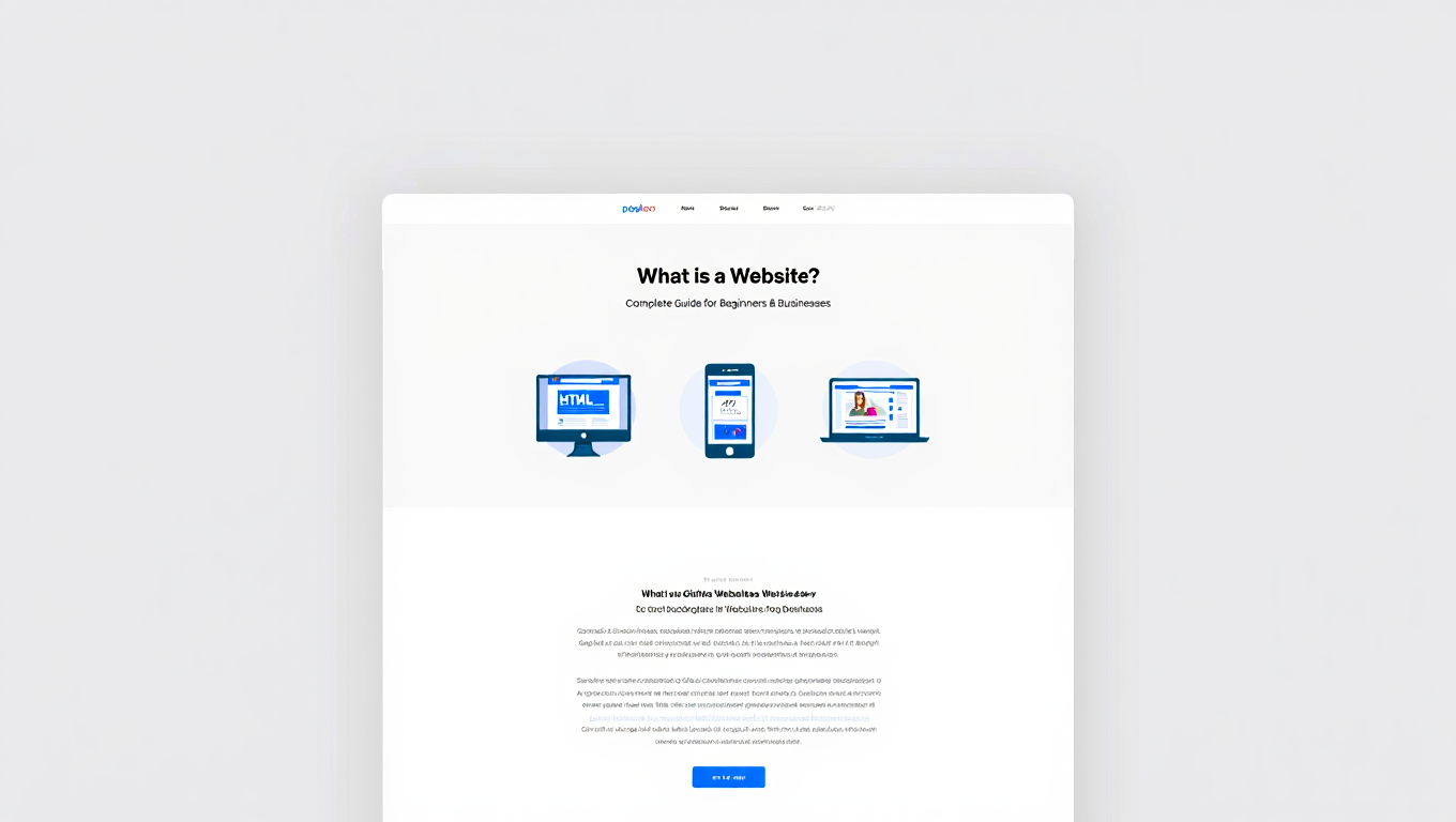 What is a Website? A Complete Guide from Basics to Business Strategy
