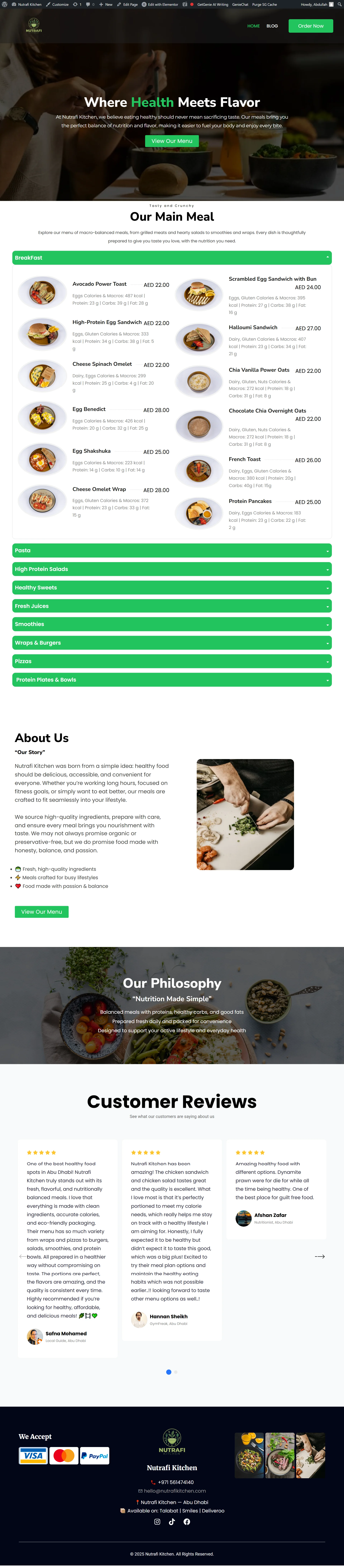 Nutrafi Kitchen Case Study