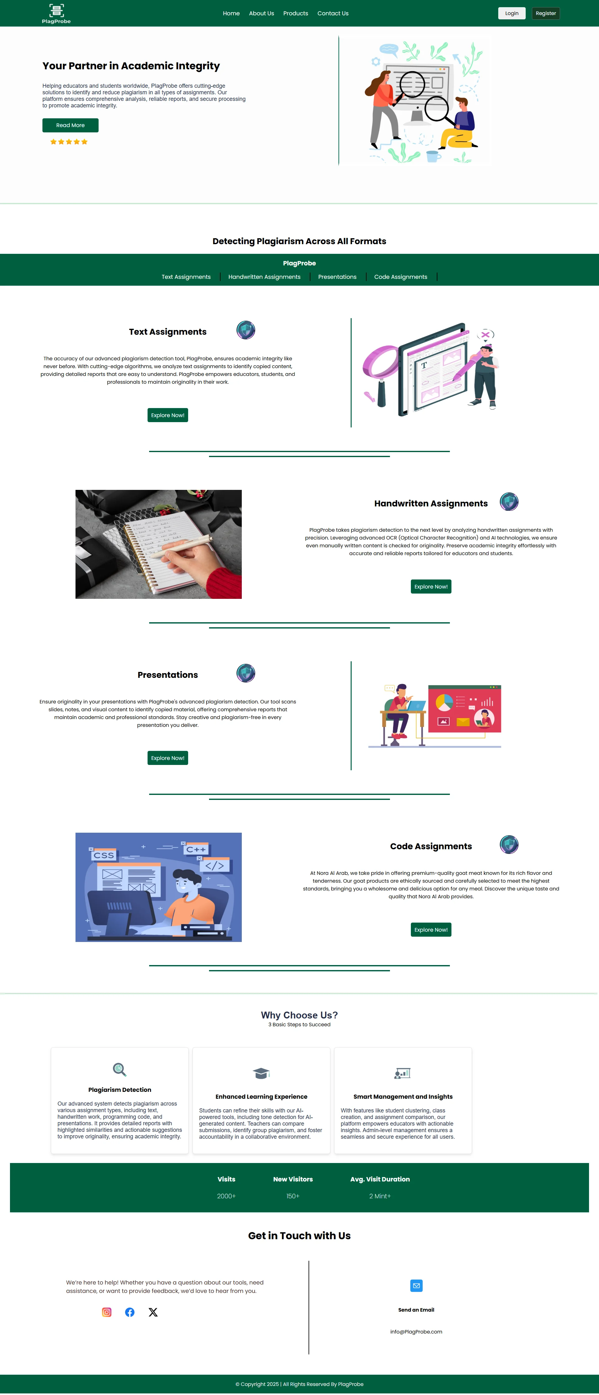 PlagProbe, Plagiarism detection tool by Rafenthic